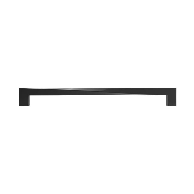 Hapny - Twist 18 in (457.2 mm) Center to Center Matte Black Appliance Pull - Matte Black