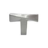 Hapny - Twist 1-3/4 in (44.5 mm) Length Satin Nickel Cabinet Knob - Satin Nickel