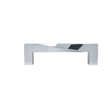 Hapny - Twist 3-3/4 in (96 mm) Center to Center Polished Chrome Cabinet Pull - Polished Chrome