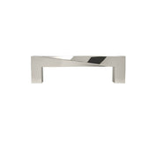 Hapny - Twist 3-3/4 in (96 mm) Center to Center Polished Nickel Cabinet Pull - Polished Nickel