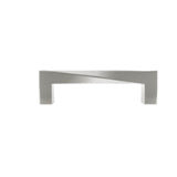Hapny - Twist 3-3/4 in (96 mm) Center to Center Satin Nickel Cabinet Pull - Satin Nickel