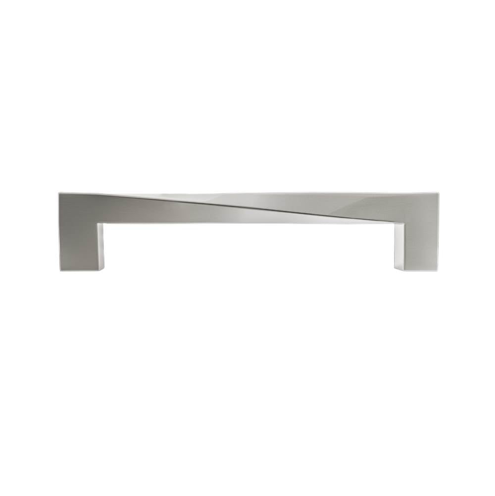Hapny - Twist 5 in (128 mm) Center to Center Satin Nickel Cabinet Pull - Satin Nickel