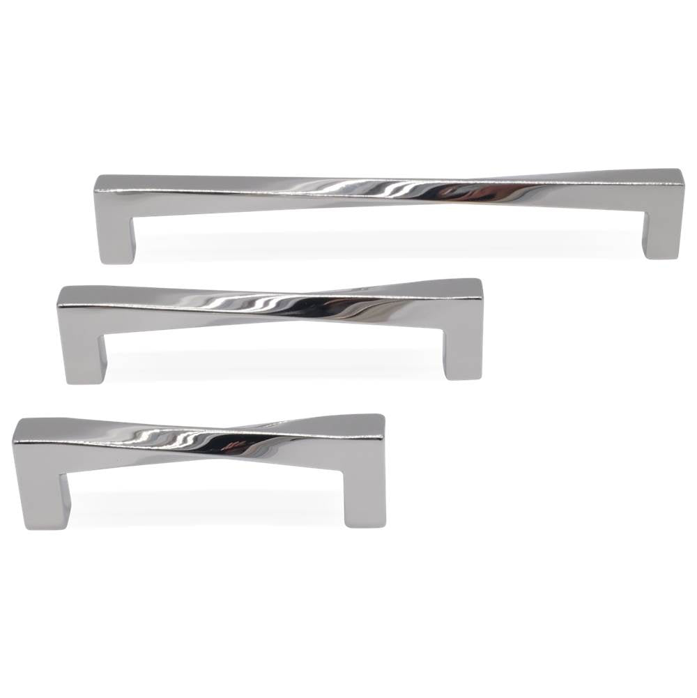 Twist 8 in (203.2 mm) Center to Center Matte Black Cabinet Pull