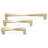 Twist 8 in (203.2 mm) Center to Center Matte Black Cabinet Pull