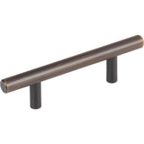 Hardware Resources - 3'' Center-to-Center Dark Brushed Bronze Naples Cabinet Bar Pull - Dark Brushed Bronze