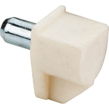 Hardware Resources - Almond Plastic Shelf Support with 5 mm Steel Pin - bag of 100 - Almond