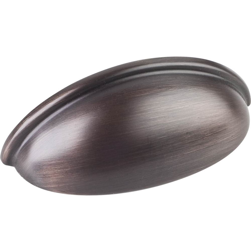 Hardware Resources - 3'' Center-to-Center Brushed Oil Rubbed Bronze Florence Cabinet Cup Pull - Brushed Oil Rubbed Bronze