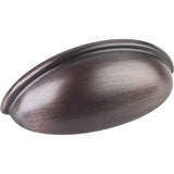 Hardware Resources - 3'' Center-to-Center Brushed Oil Rubbed Bronze Florence Cabinet Cup Pull - Brushed Oil Rubbed Bronze