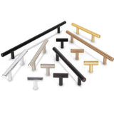 224 mm Center-to-Center Brushed Gold Naples Cabinet Bar Pull