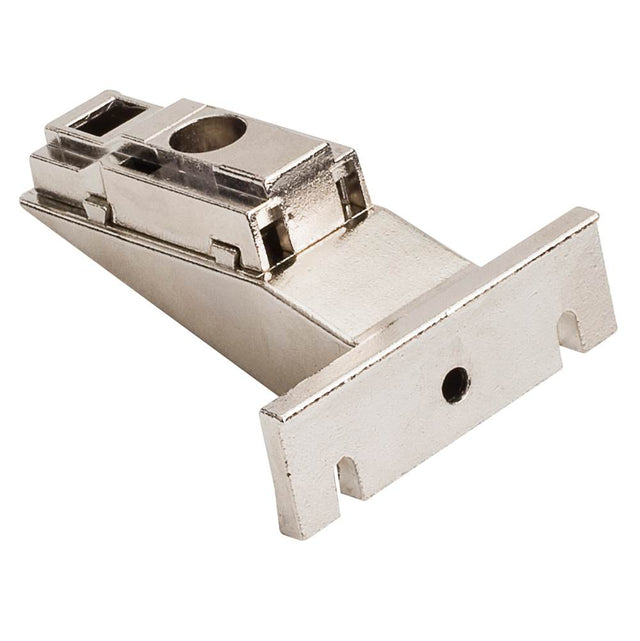 Hardware Resources - Heavy Duty 9 mm Non-Cam Adj Zinc Die Cast Plate for 500 Series Euro Hinges - Polished Nickel