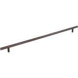 Hardware Resources - 416 mm Center-to-Center Dark Brushed Bronze Naples Cabinet Bar Pull - Dark Brushed Bronze