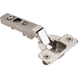 Hardware Resources - 110 degree Full Overlay Cam Adjustable Standard Duty Free-Swinging Hinge with Press-in 8 mm Dowels - Polished Nickel