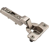110 degree Partial Overlay Screw Adjustable Standard Duty Hinge with Press-in 8 mm Dowels