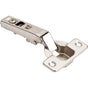 Hardware Resources - 110 degree Full Overlay Screw Adjustable Standard Duty Self-close Hinge without Dowels - Polished Nickel