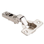 Hardware Resources - 110 degree Standard Duty Partial Overlay Cam Adjustable Self-close Hinge without Dowels   Item Replaces 500.0536.05 - Polished Nickel