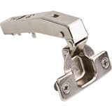 Hardware Resources - 90 degree Standard Duty Blind Corner Inset Cam Adjustable Self-close Hinge with Press-in 8 mm Dowels - Polished Nickel