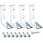 Hardware Resources - 1-1/2'' X 1-1/2'' Corner Brace  Finish: Zinc Plated - Zinc