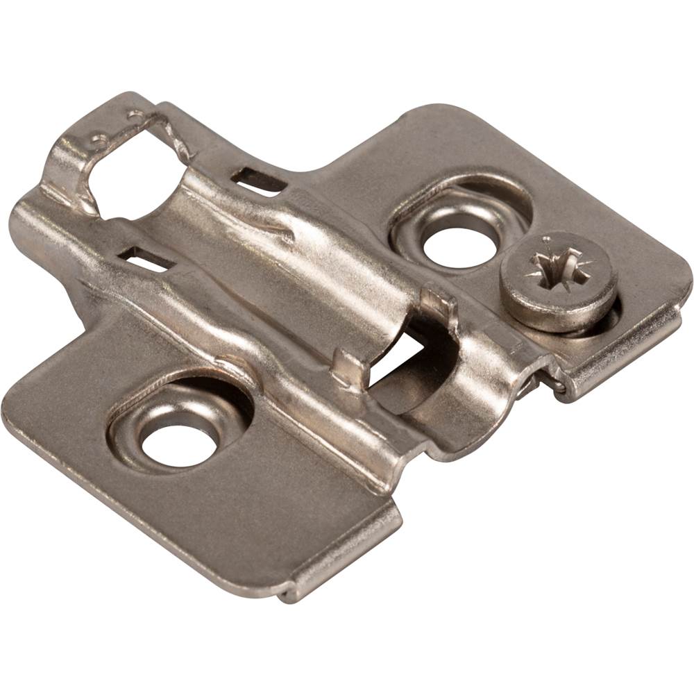 Hardware Resources - Standard Duty 2 mm Cam Adj Steel Plate  for 700, 725, 900 and 1750 Series Euro Hinges - Polished Nickel