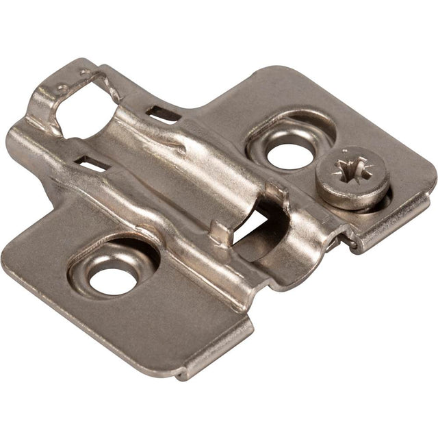 Hardware Resources - Standard Duty 2 mm Cam Adj Steel Plate  for 700, 725, 900 and 1750 Series Euro Hinges - Polished Nickel