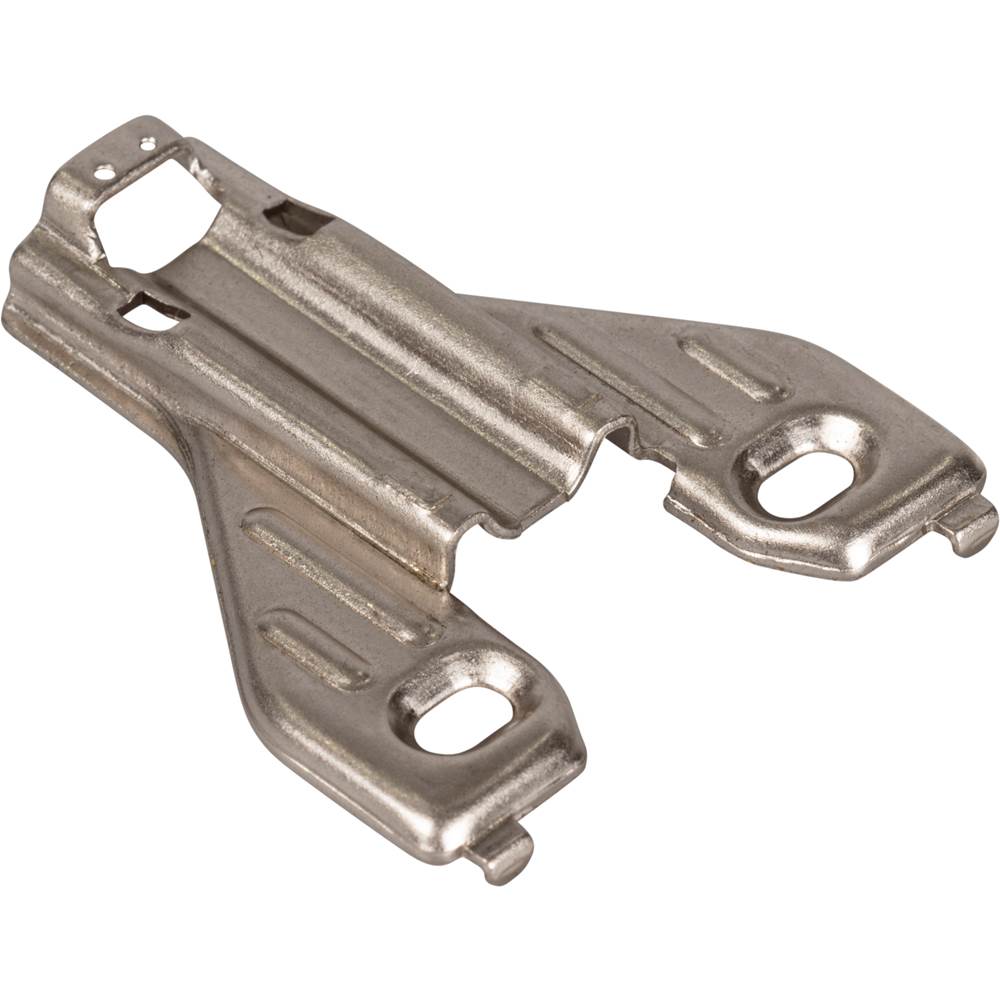 Hardware Resources - Standard Duty 3 mm Non-Cam Adj Steel Plate for 700, 725, 900 and 1750 Series Euro Hinges - Polished Nickel