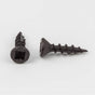 Hardware Resources - No.6 x 5/8'' Black Square Drive Type 17 Coarse Thread Flat Head Screw Sold by the Box - Black