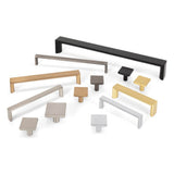 128 mm Center-to-Center Brushed Gold Walker 2 Cabinet Pull