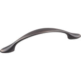 Hardware Resources - 96 mm Center-to-Center Brushed Oil Rubbed Bronze Arched Somerset Cabinet Pull - Brushed Oil Rubbed Bronze