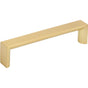 Hardware Resources - 128 mm Center-to-Center Brushed Gold Walker 1 Cabinet Pull - Brushed Gold