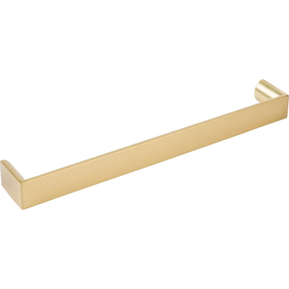 12'' Center-to-Center Brushed Gold Walker 1 Appliance Pull