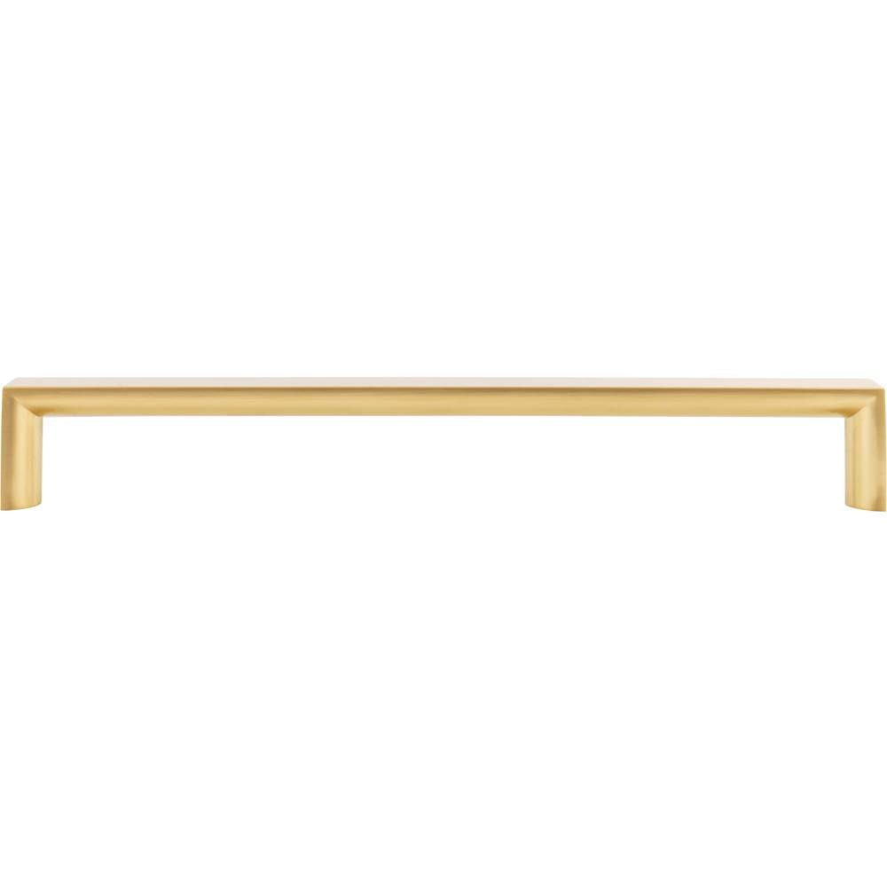 12'' Center-to-Center Brushed Gold Walker 1 Appliance Pull