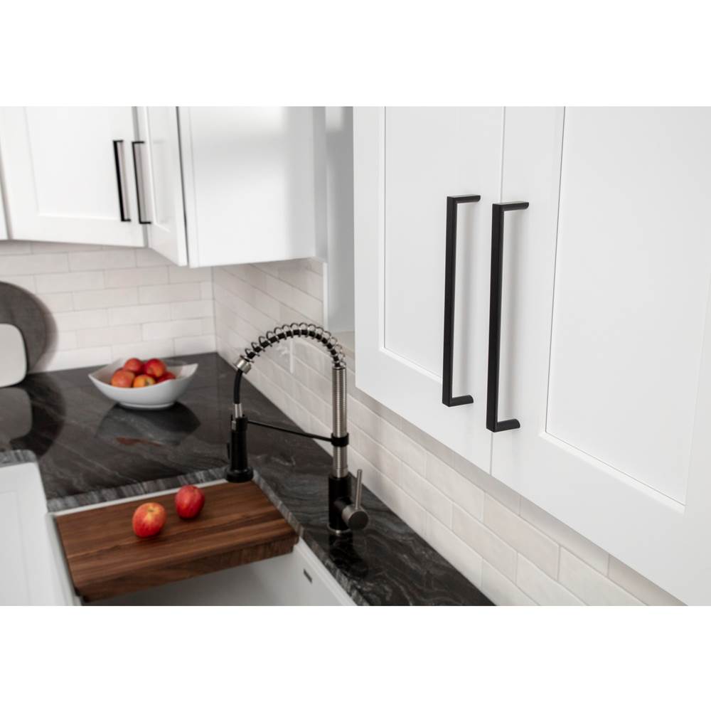 12'' Center-to-Center Brushed Gold Walker 1 Appliance Pull