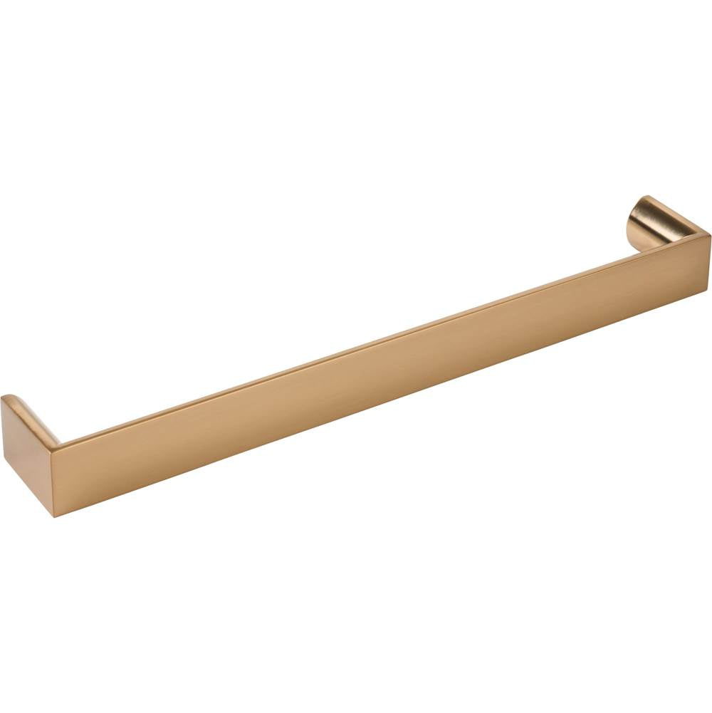 12'' Center-to-Center Brushed Gold Walker 1 Appliance Pull