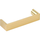 96 mm Center-to-Center Brushed Gold Walker 1 Cabinet Pull