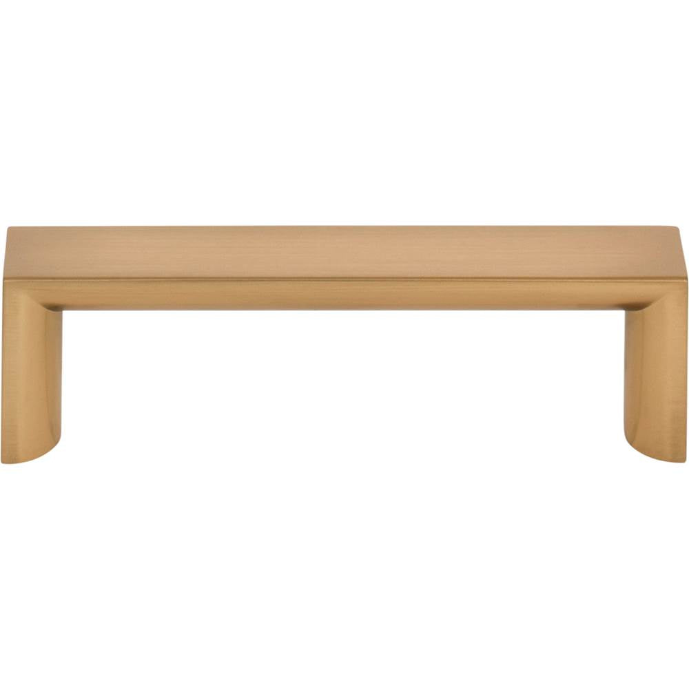 96 mm Center-to-Center Brushed Gold Walker 1 Cabinet Pull