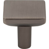 1-1/4'' Overall Length Brushed Gold Walker 1 Square Knob