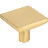 Hardware Resources - 1-5/8'' Overall Length Brushed Gold Walker 1 Square Knob - Brushed Gold