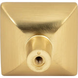 1-5/8'' Overall Length Brushed Gold Walker 1 Square Knob