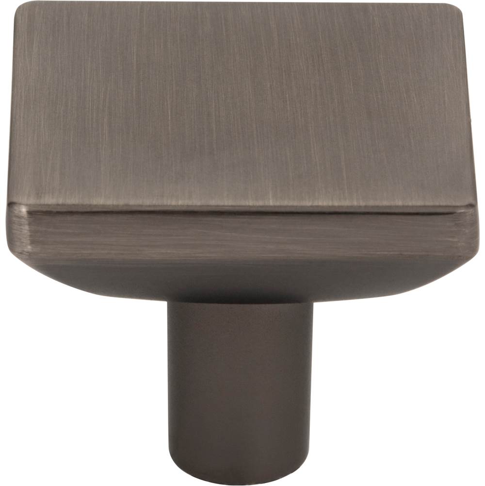 1-5/8'' Overall Length Brushed Gold Walker 1 Square Knob