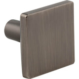1-5/8'' Overall Length Brushed Gold Walker 1 Square Knob