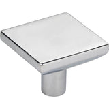 Hardware Resources - 1-5/8'' Overall Length Polished Chrome Walker 1 Square Knob - Polished Chrome
