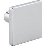1-5/8'' Overall Length Brushed Gold Walker 1 Square Knob