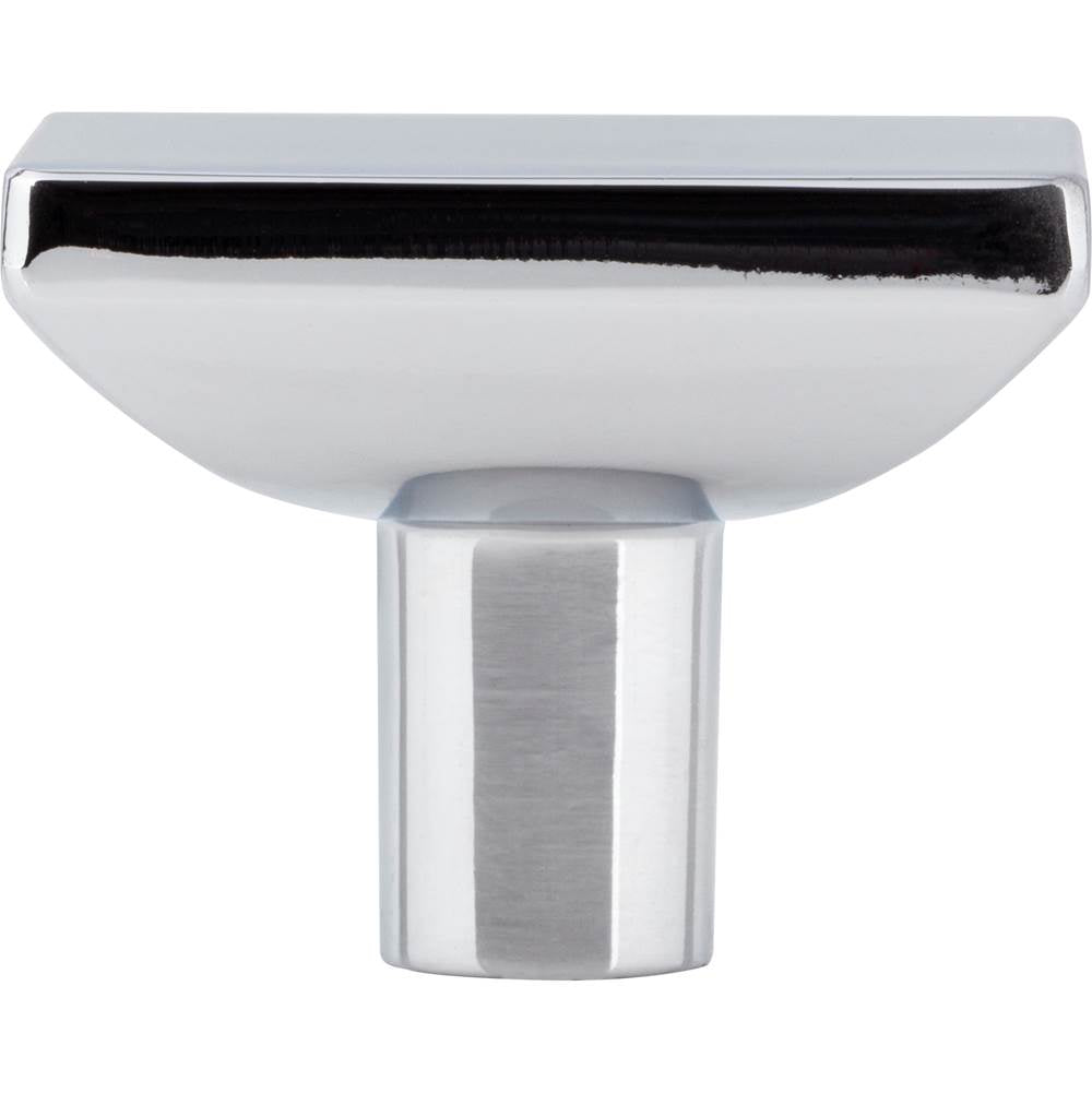 1-5/8'' Overall Length Brushed Gold Walker 1 Square Knob