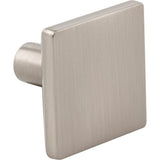 1-5/8'' Overall Length Brushed Gold Walker 1 Square Knob