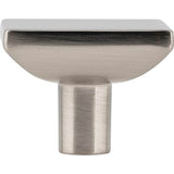 1-5/8'' Overall Length Brushed Gold Walker 1 Square Knob