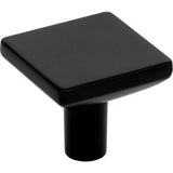 Hardware Resources - 1-1/4'' Overall Length Matte Black Walker 1 Square Knob - Matte Black