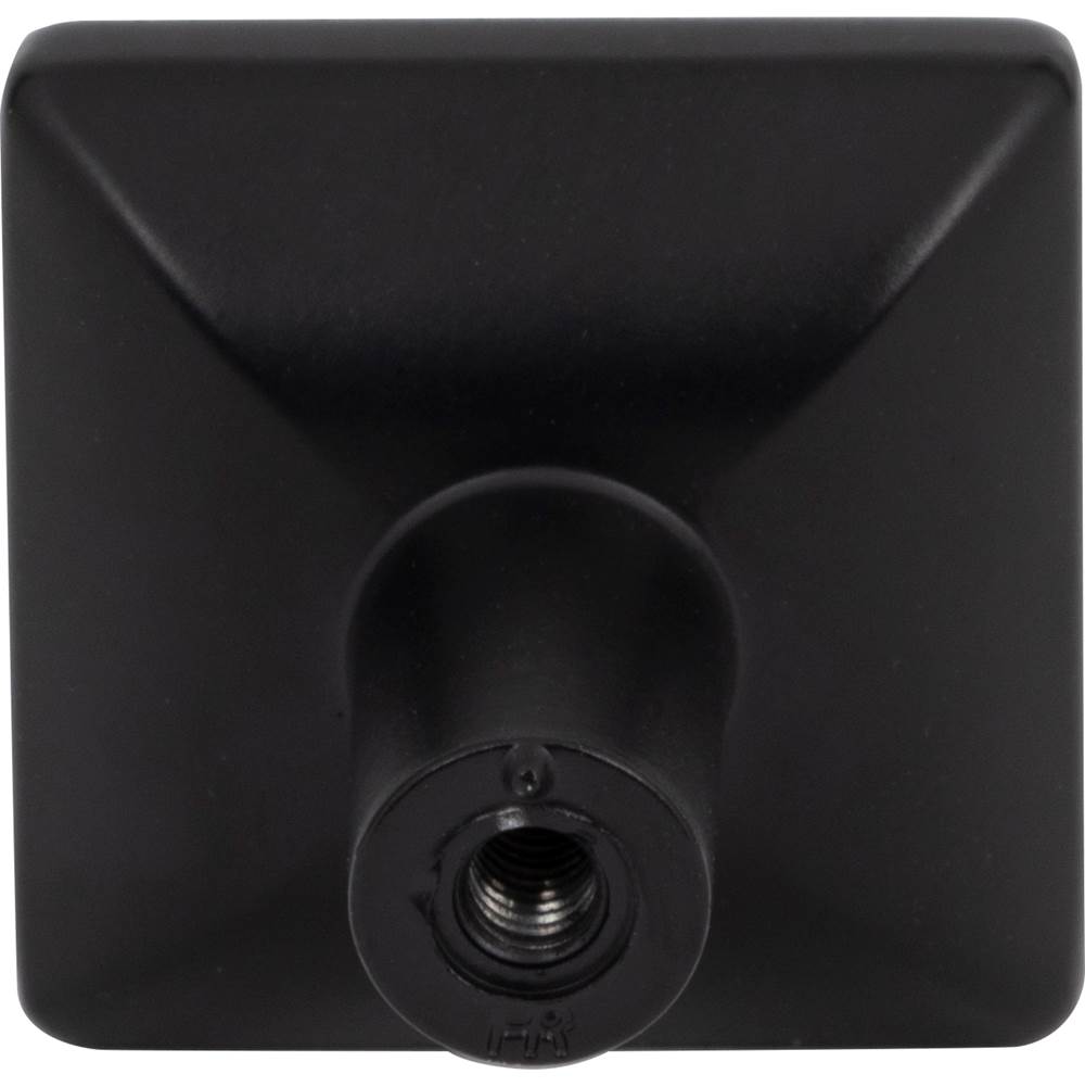 1-1/4'' Overall Length Brushed Gold Walker 1 Square Knob