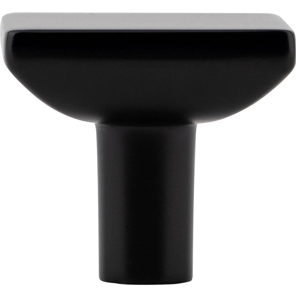 1-1/4'' Overall Length Brushed Gold Walker 1 Square Knob