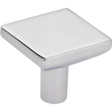 Hardware Resources - 1-1/4'' Overall Length Polished Chrome Walker 1 Square Knob - Polished Chrome