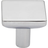 1-1/4'' Overall Length Brushed Gold Walker 1 Square Knob