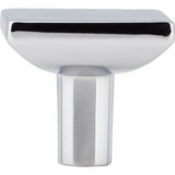1-1/4'' Overall Length Brushed Gold Walker 1 Square Knob